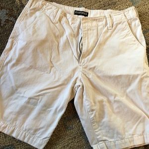 Men’s White Express Shorts